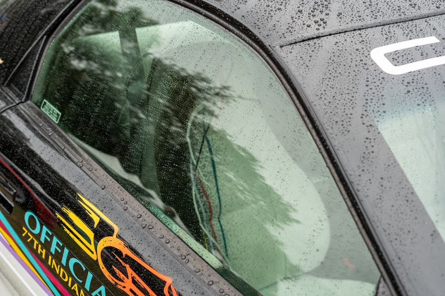 Hail-Damaged Windshield